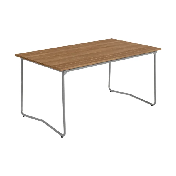 Grythyttan Stålmöbler Bovik table Teak-hot-dip galvanized frame, 150x92 cm