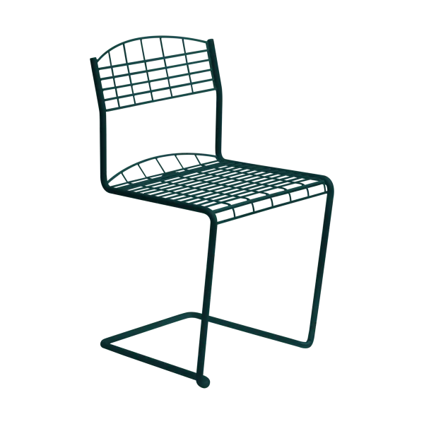 Grythyttan Stålmöbler High Tech chair Blue green