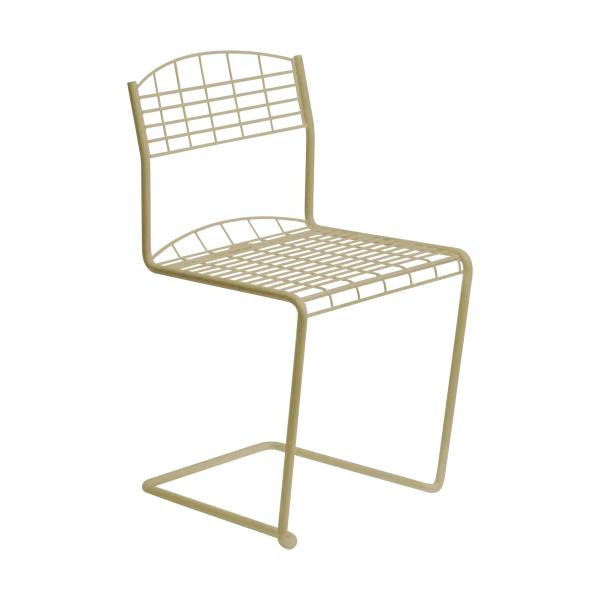 Grythyttan Stålmöbler High Tech chair Ivory