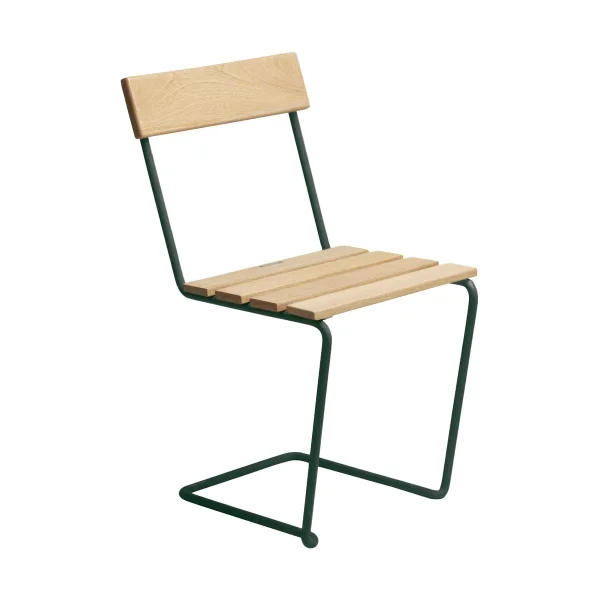 Grythyttan Stålmöbler Stol 1 chair Oiled pine-green