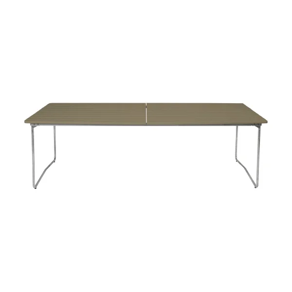 Grythyttan Stålmöbler Table B31 dining table 230 cm Light green oak-hot galvanized