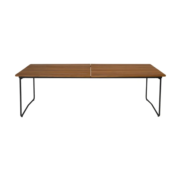 Grythyttan Stålmöbler Table B31 dining table 230 cm Untreated teak-black