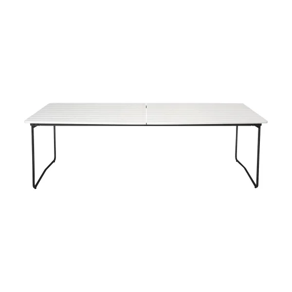 Grythyttan Stålmöbler Table B31 dining table 230 cm White lacquered oak-black