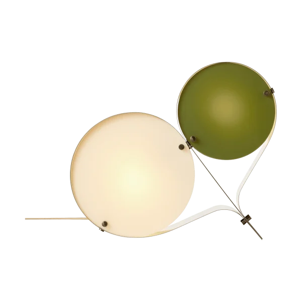 GUBI Couple table lamp Ivory & olive