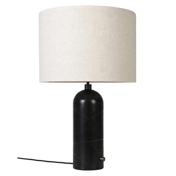 GUBI Gravity L table lamp black marble-canvas