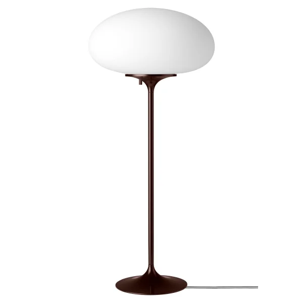 GUBI Stemlite table lamp 70 cm black red