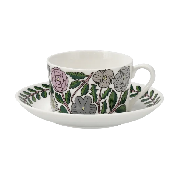 Gustavsbergs Porslinsfabrik Mai teacup with saucer 350 ml Pink