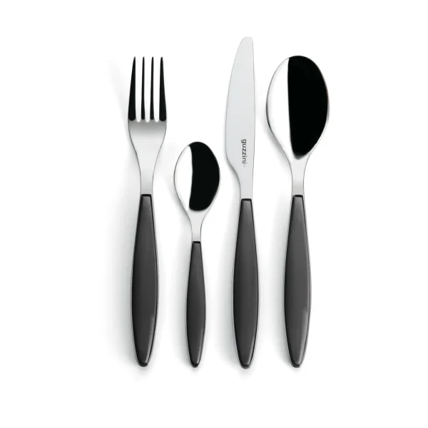 Guzzini Feeling cutlery set Grey, 24 pieces