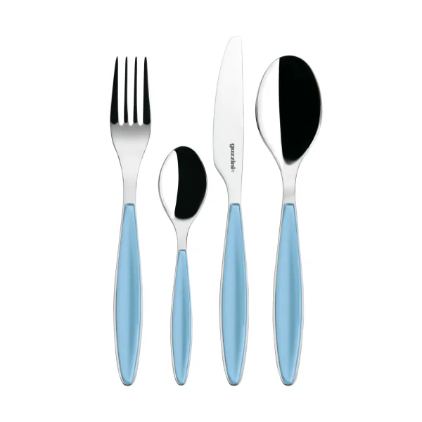 Guzzini Feeling cutlery set Sea blue, 24 pieces