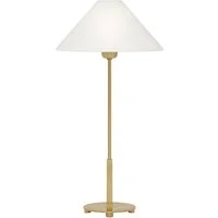 Hackney Table Lamp Brass, Light, Hand-Rubbed Antique Brass - Andrew Martin