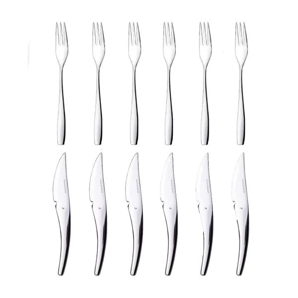 Hardanger Bestikk Hardanger fruit set cutlery 12 pieces Stainless steel