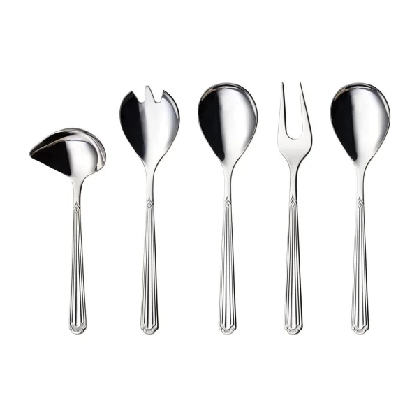 Hardanger Bestikk Renessanse serving set 5 pieces Stainless steel