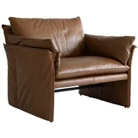 Harden Chair, Chair, Brown - Andrew Martin Leather