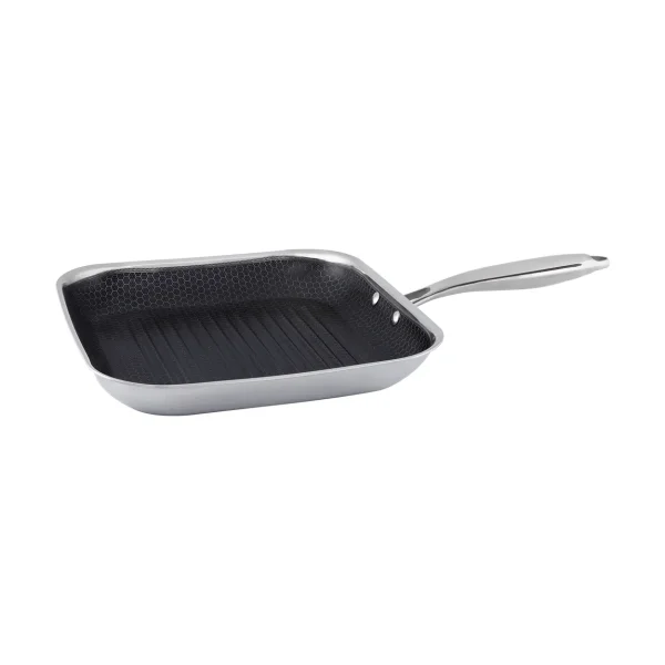 Hâws Hâws Santo hybrid coating grill pan 28 cm Silver