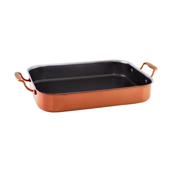 Hâws Hâws Santo roasting pan oven dish hybrid coating rose gold 31x25 cm