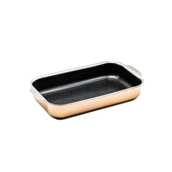 Hâws Hâws Santo roasting pan oven dish hybrid coating rose gold 32x18 cm