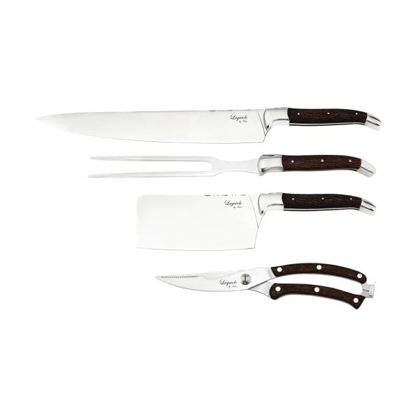 Hâws Laguiole By Hâws 4-piece chef's knife set Wenge