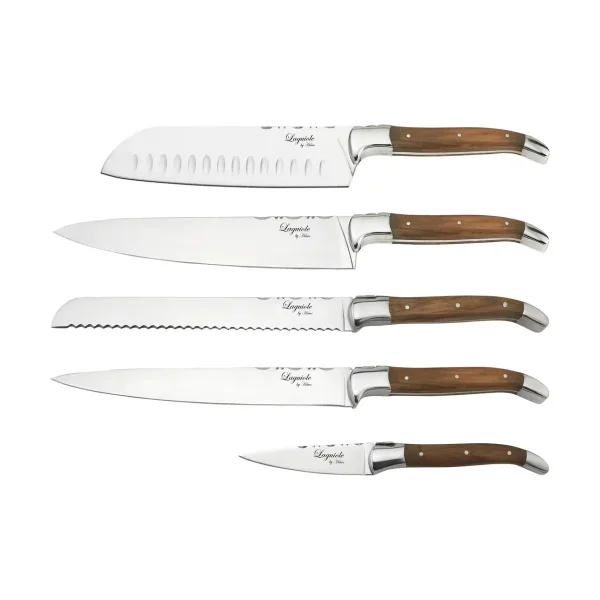 Hâws Laguiole By Hâws 5-piece kitchen knife set Olive