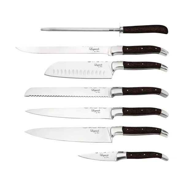 Hâws Laguiole By Hâws 7-piece chef's knife set Wenge