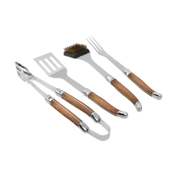 Hâws Laguiole By Hâws BBQ grill set 4-piece Oak