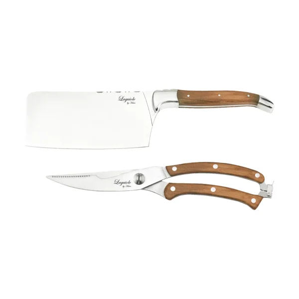 Hâws Laguiole By Hâws knife set 2-piece Olive
