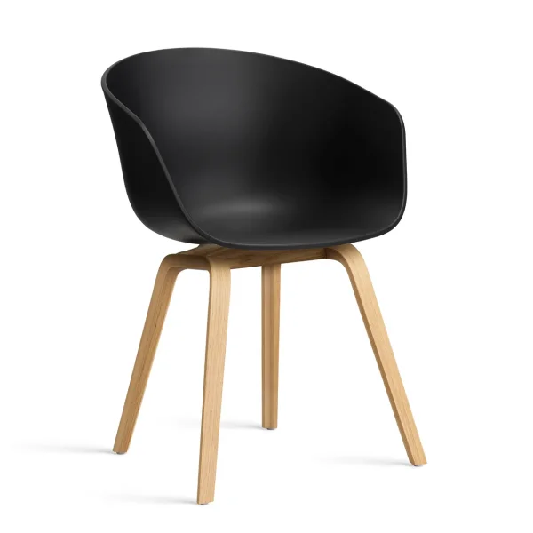 HAY About a Chair 22 2.0 chair Black-lacquered oak frame