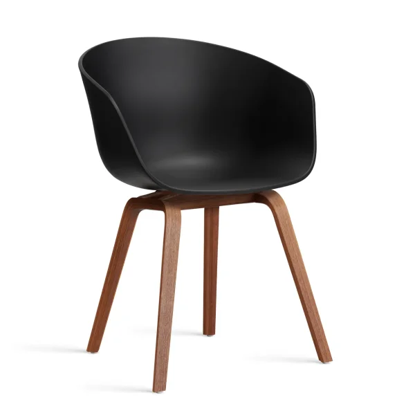 HAY About a Chair 22 2.0 chair Black-lacquered walnut frame