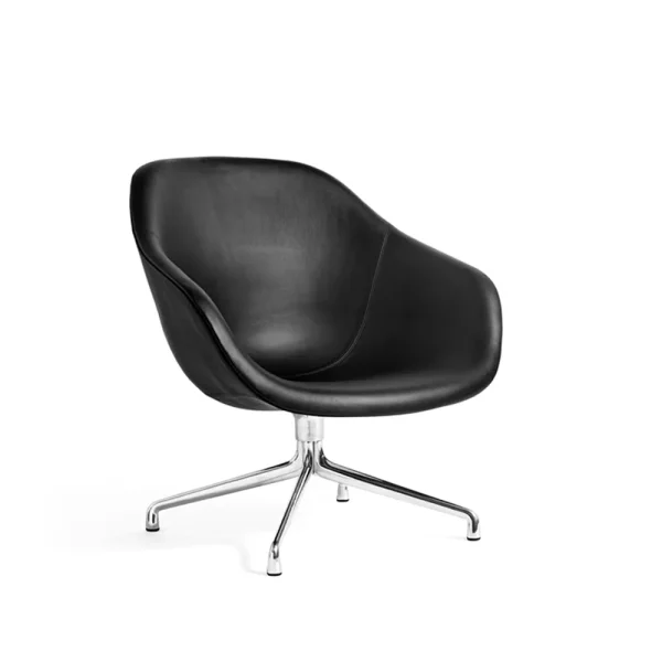 HAY About a Lounge AAL81 armchair Sierra si1001 black-aluminium