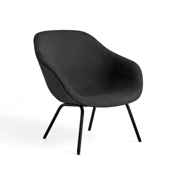 HAY About a Lounge AAL87 armchair Remix 173 dark grey-black frame