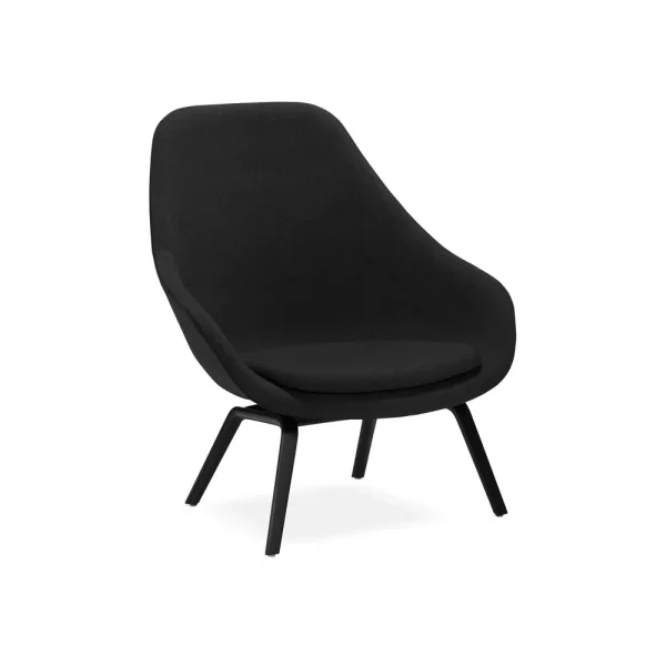HAY About a Lounge AAL93 armchair Remix 183 black-black oak legs