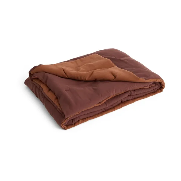 HAY Air Quilt throw Iron red, 140x200 cm