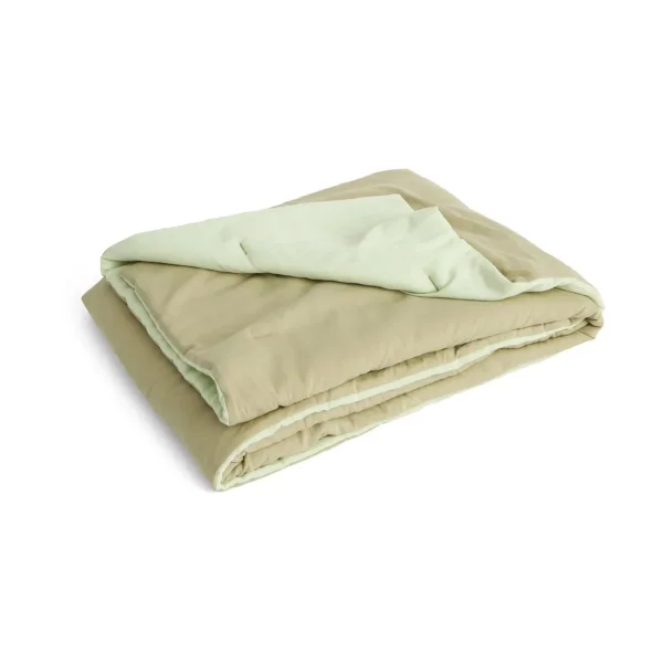HAY Air Quilt throw Mint green, 140x200 cm