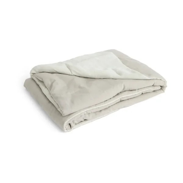 HAY Air Quilt throw Soft grey, 140x200 cm