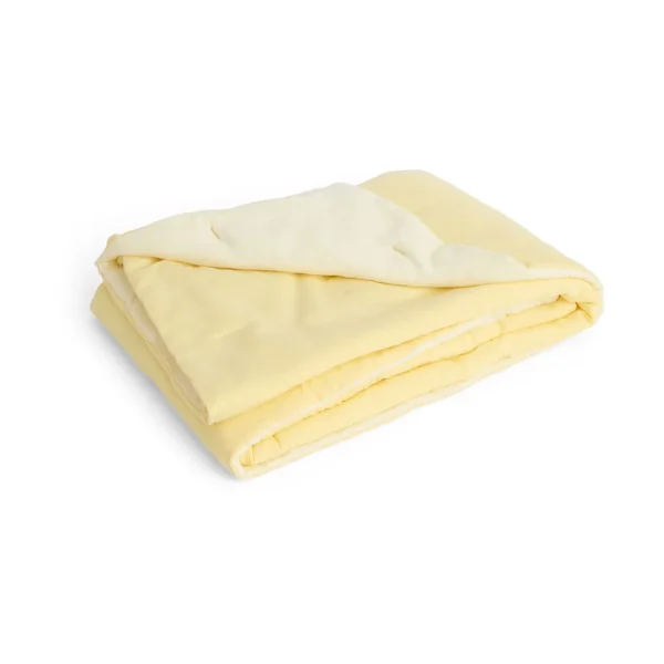 HAY Air Quilt throw Soft yellow, 140x200 cm