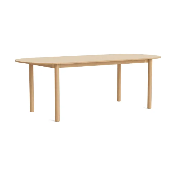 HAY Annex Oblong dining table Lacquered oak, 220x95 cm