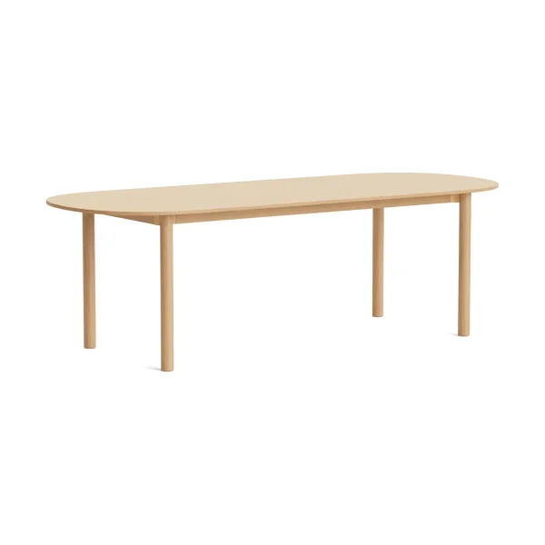 HAY Annex Oblong dining table Lacquered oak, 240x95 cm