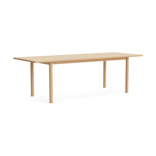 HAY Annex Overhang dining table Lacquered oak, 240x90 cm