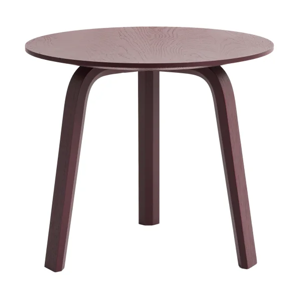 HAY Bella coffee table Dark bordeaux, Ø45x39 cm