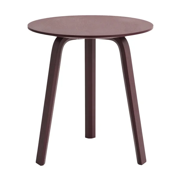 HAY Bella coffee table Dark bordeaux, Ø45x49 cm