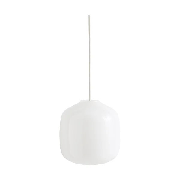 HAY Buoy pendant lamp Ø20 cm Opal glass-clay white