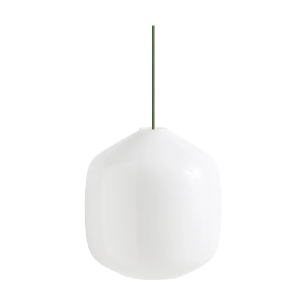 HAY Buoy pendant lamp Ø30 cm Opal glass-garden green