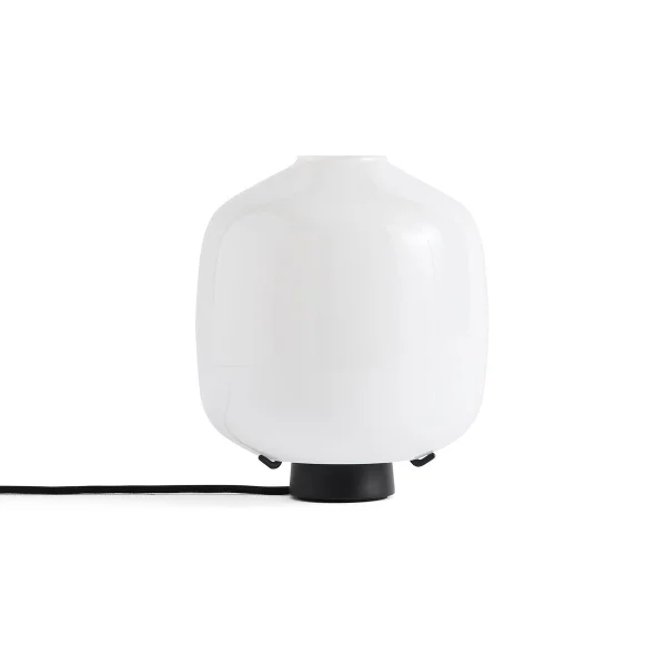 HAY Buoy table lamp Ø20 cm Opal glass-soft black