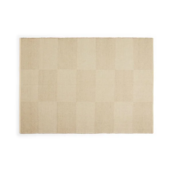 HAY Check rug Sand, 170x240 cm