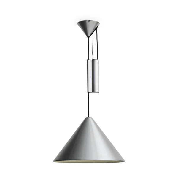 HAY Compass Adjustable pendant 43 cm Brushed aluminium