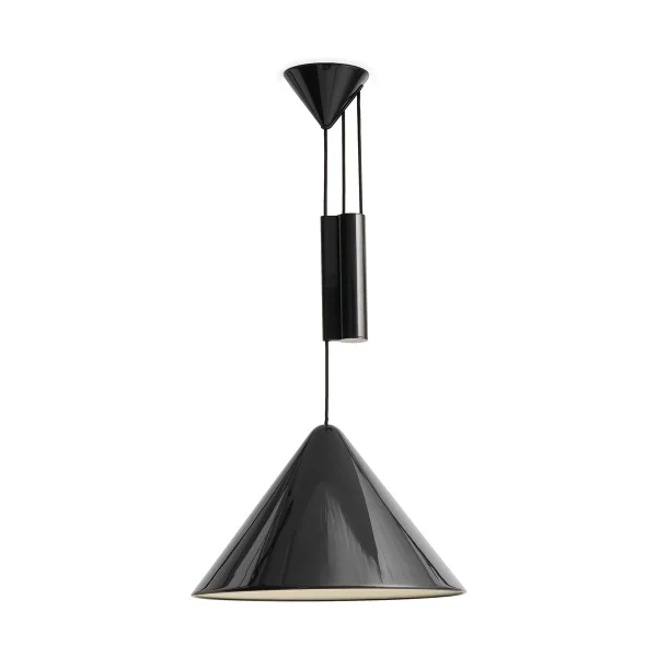 HAY Compass Adjustable pendant 43 cm Soft black