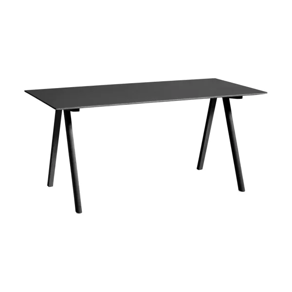 HAY CPH10 2.0 desk 80x160 cm Black laminate-oak veneer