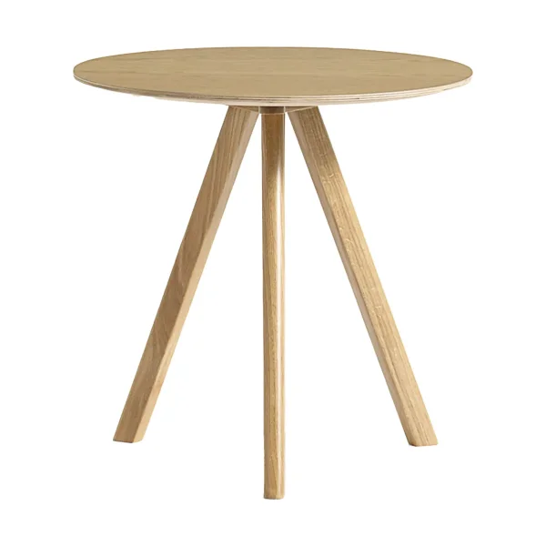 HAY CPH20 2.0 coffee table Ø50 cm Lacquered oak-oak veneer