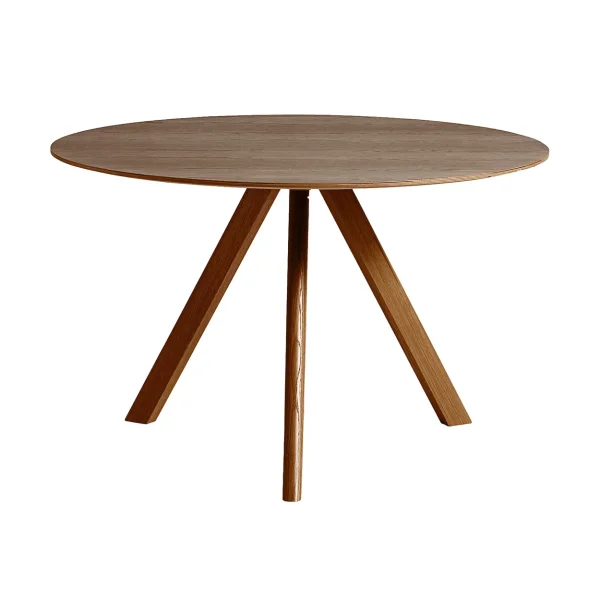 HAY CPH20 2.0 dining table Ø120 cm Lacquered walnut