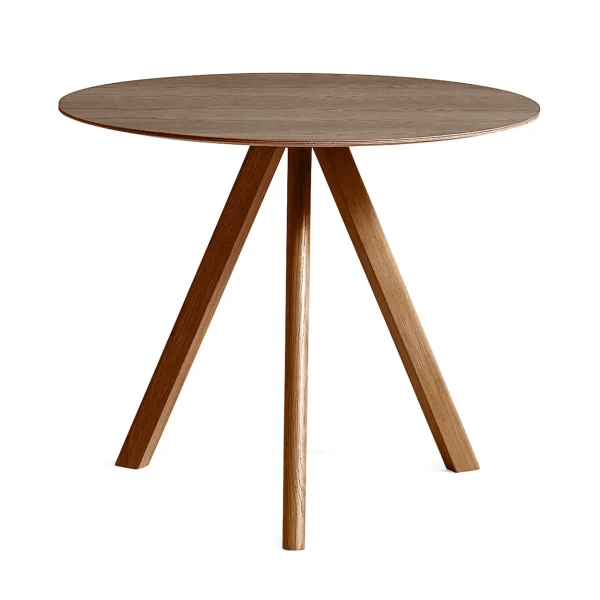 HAY CPH20 2.0 dining table Ø90 cm Lacquered walnut