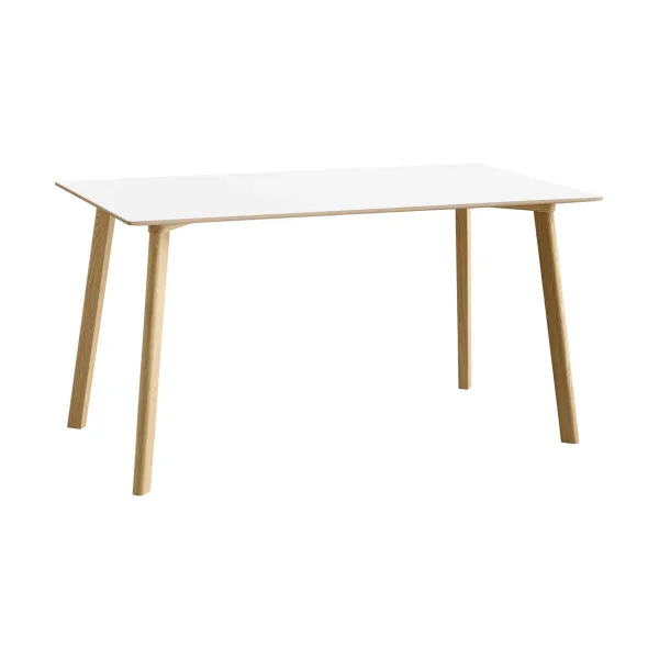 HAY CPH210 Deux 2.0 table 75x140 cm Pearl white-lacquered oak
